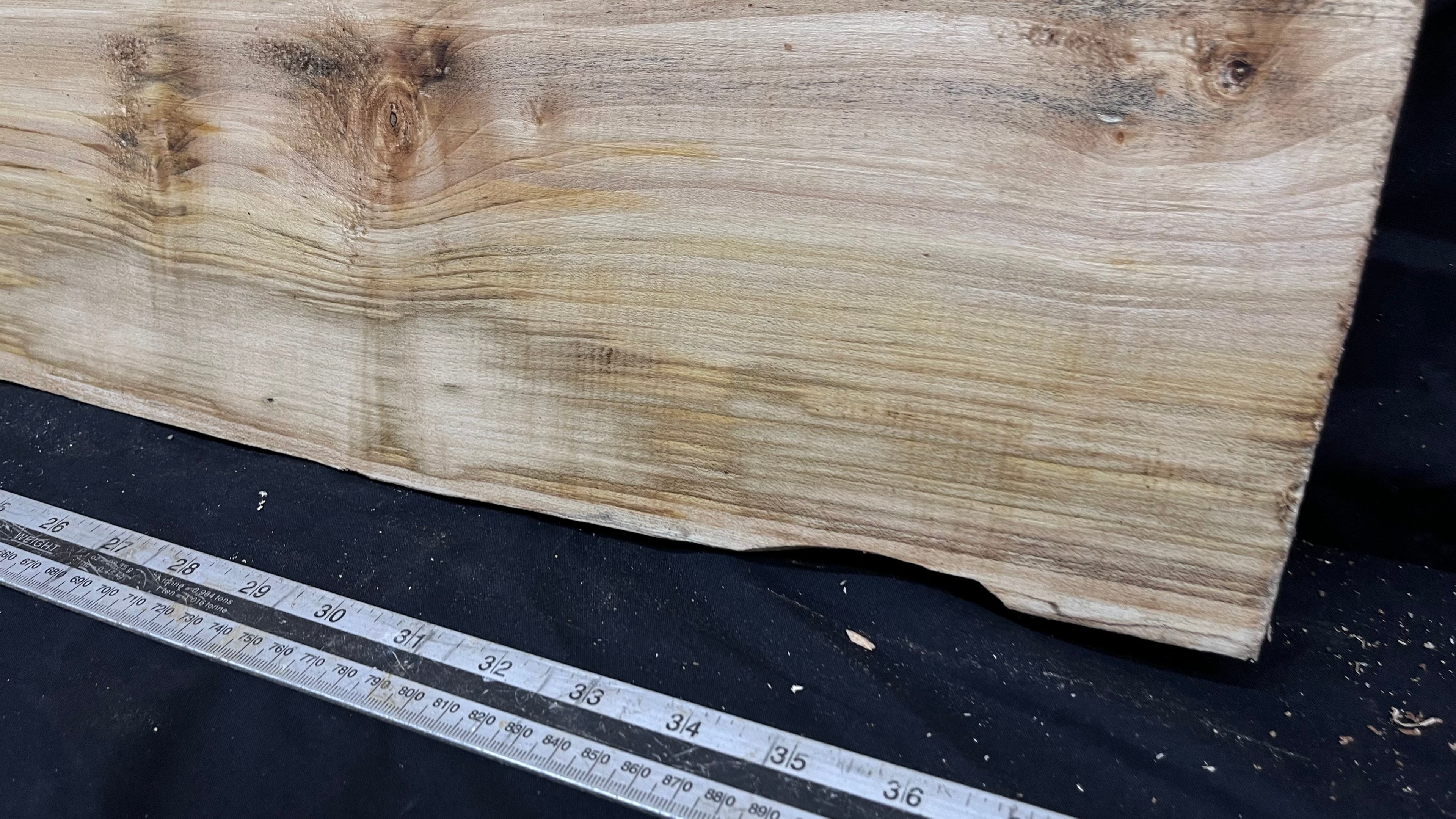 Sycamore plank, shelf, craft wood 910 L x 318 W x 40 D mm  (290)