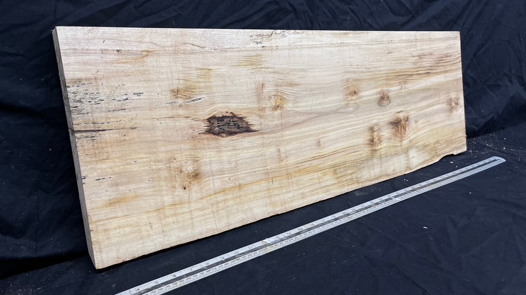 Sycamore plank, shelf, craft wood 910 L x 318 W x 40 D mm  (290)