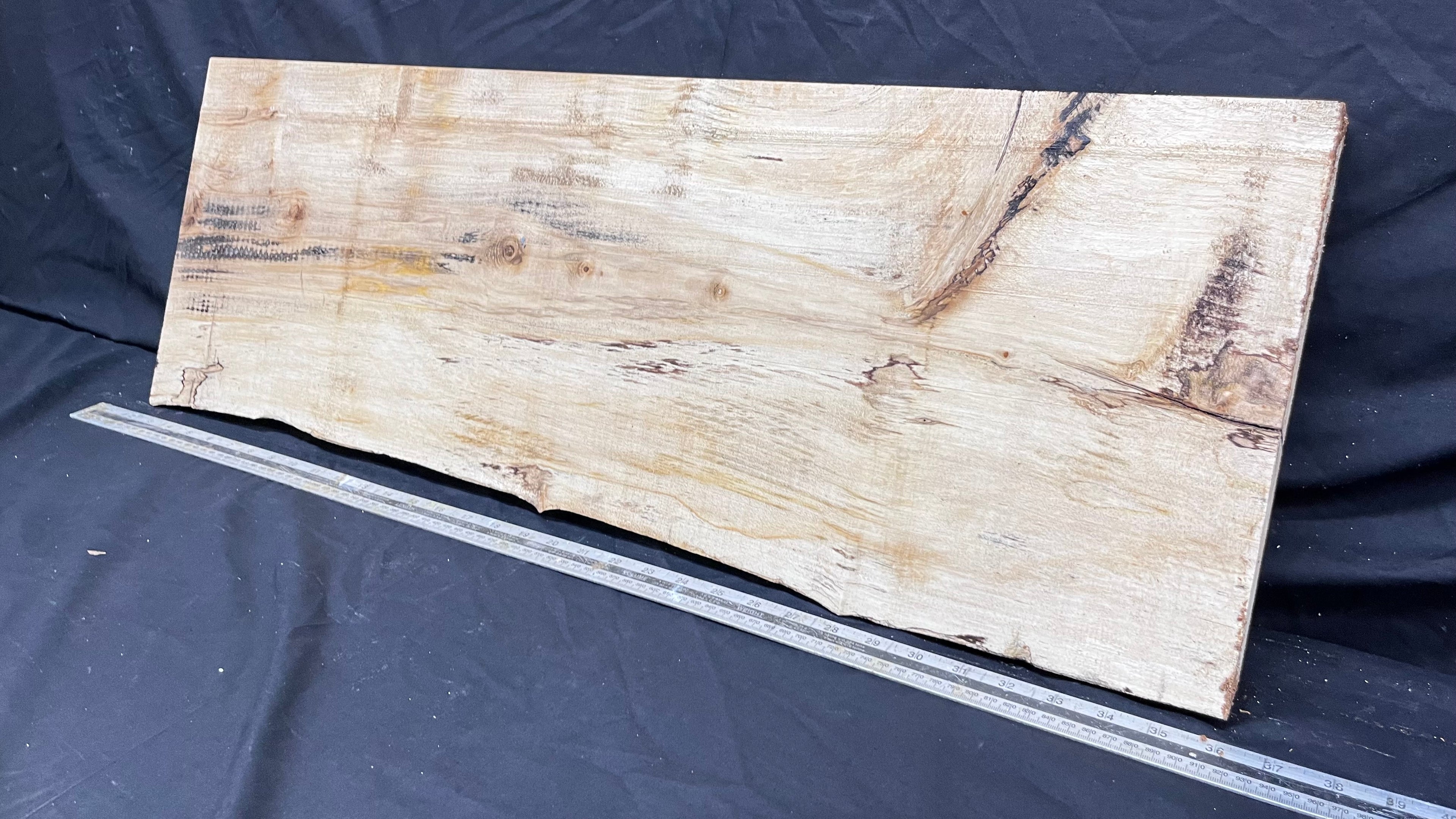 Sycamore plank, shelf, craft wood 872 L x 305 W x 40 D mm  (294)
