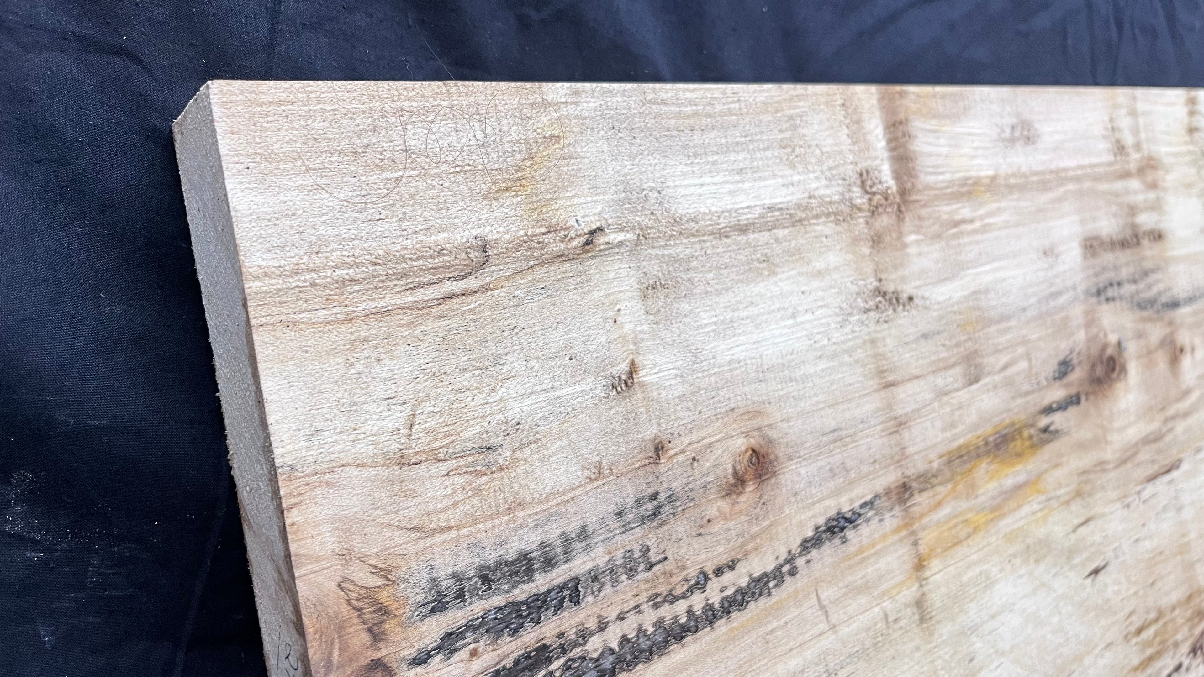 Sycamore plank, shelf, craft wood 872 L x 305 W x 40 D mm  (294)