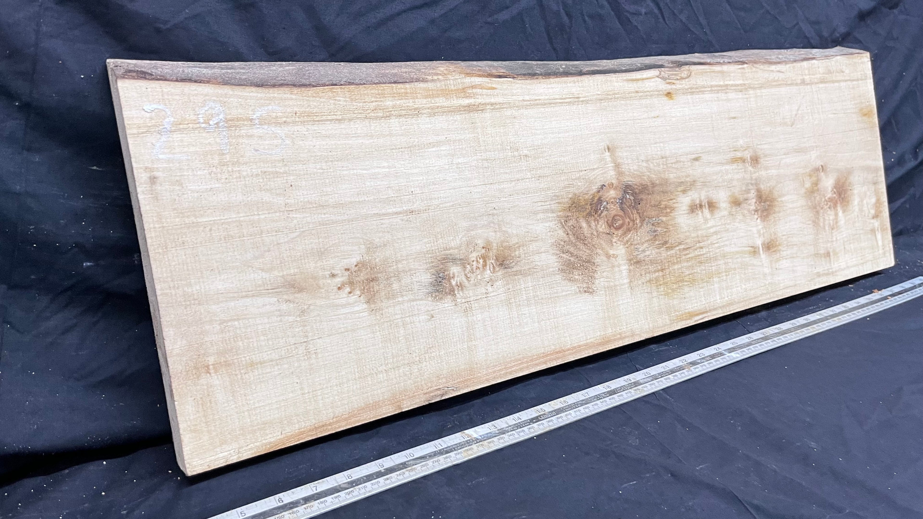 Sycamore plank, shelf, craft wood 894 L x 297 W x 40 D mm  (295)