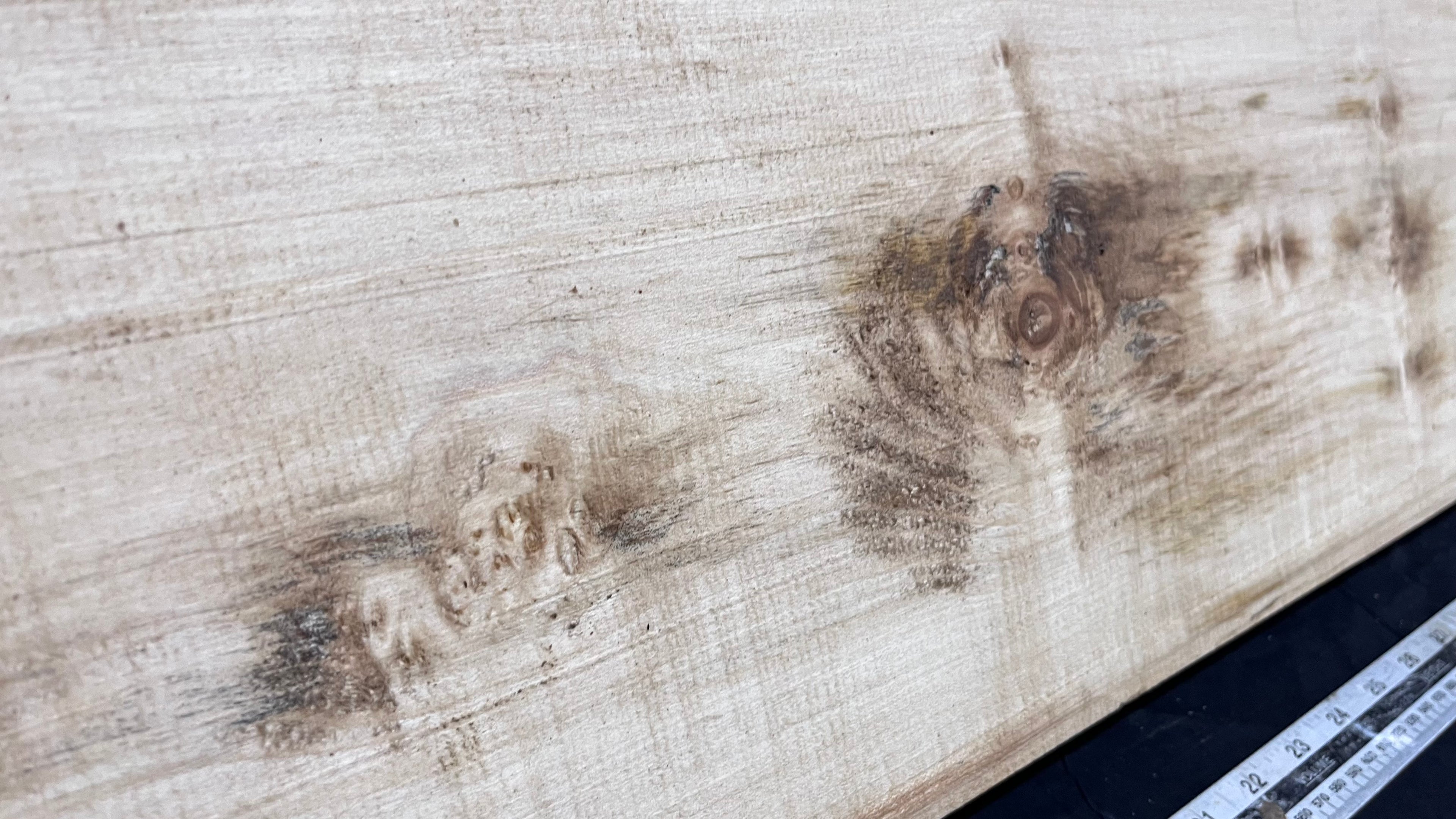 Sycamore plank, shelf, craft wood 894 L x 297 W x 40 D mm  (295)