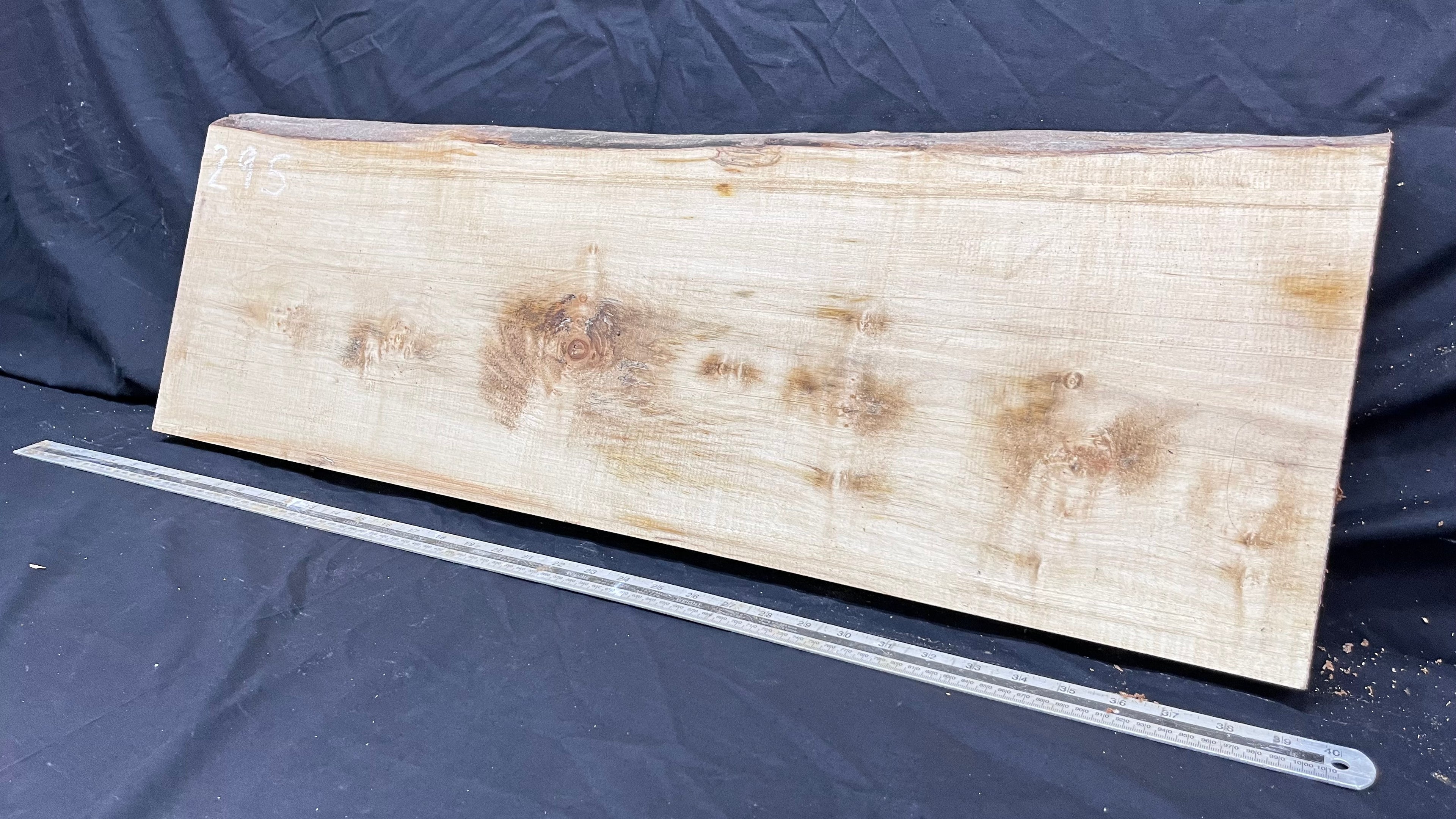 Sycamore plank, shelf, craft wood 894 L x 297 W x 40 D mm  (295)