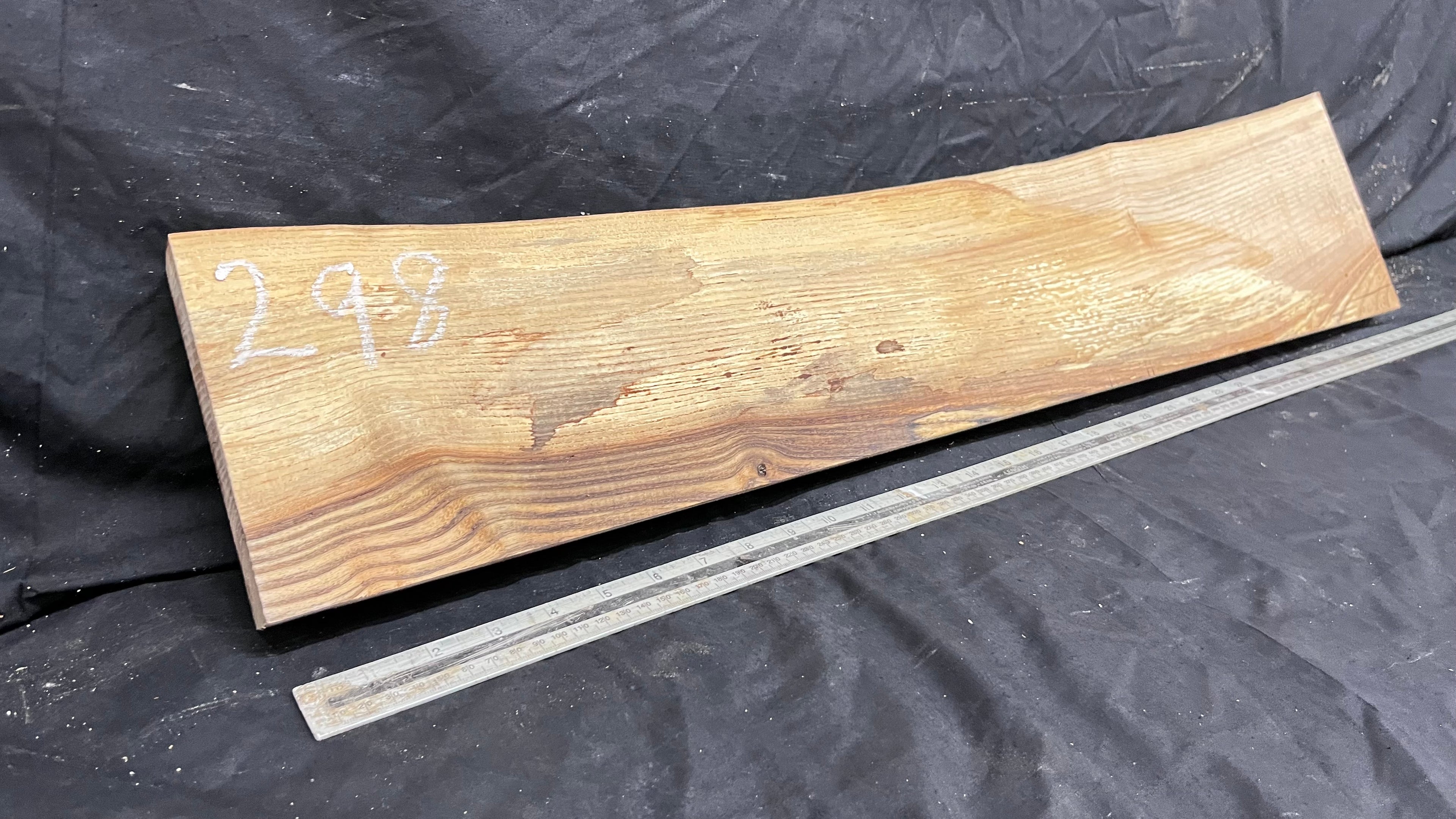 Hardwood window sill, ash timber plank 838 L x 181 W x 31 D mm     (298)