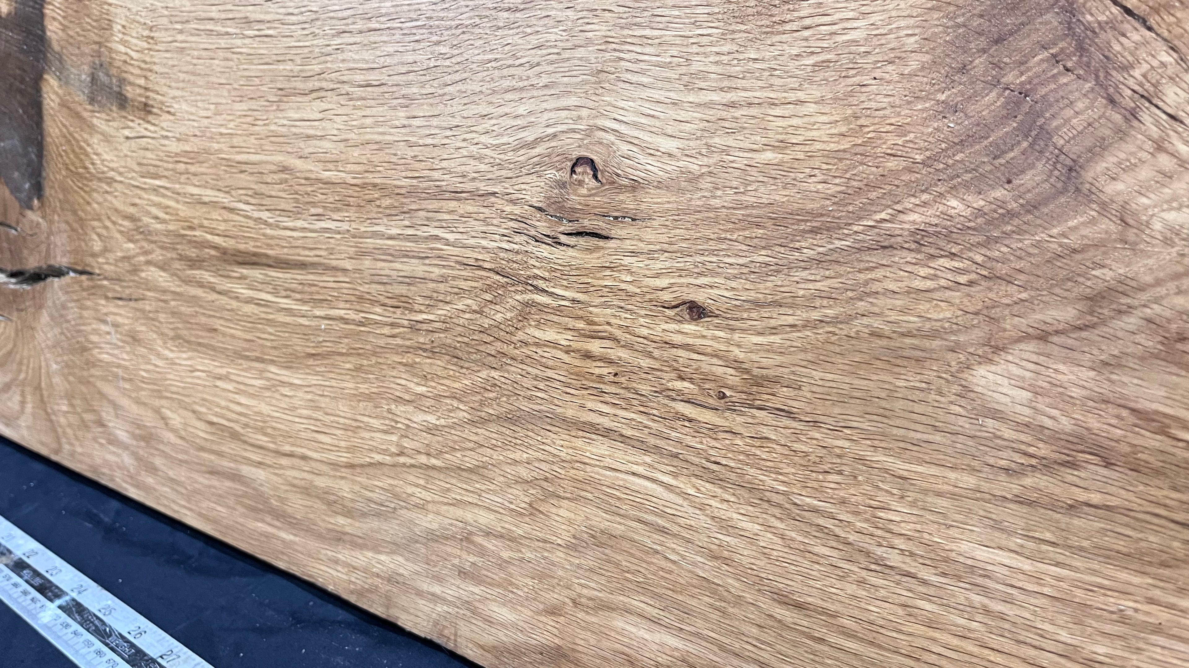 Oak plank, floating shelf, board 1340 L x 378 W x 45 D mm (299)