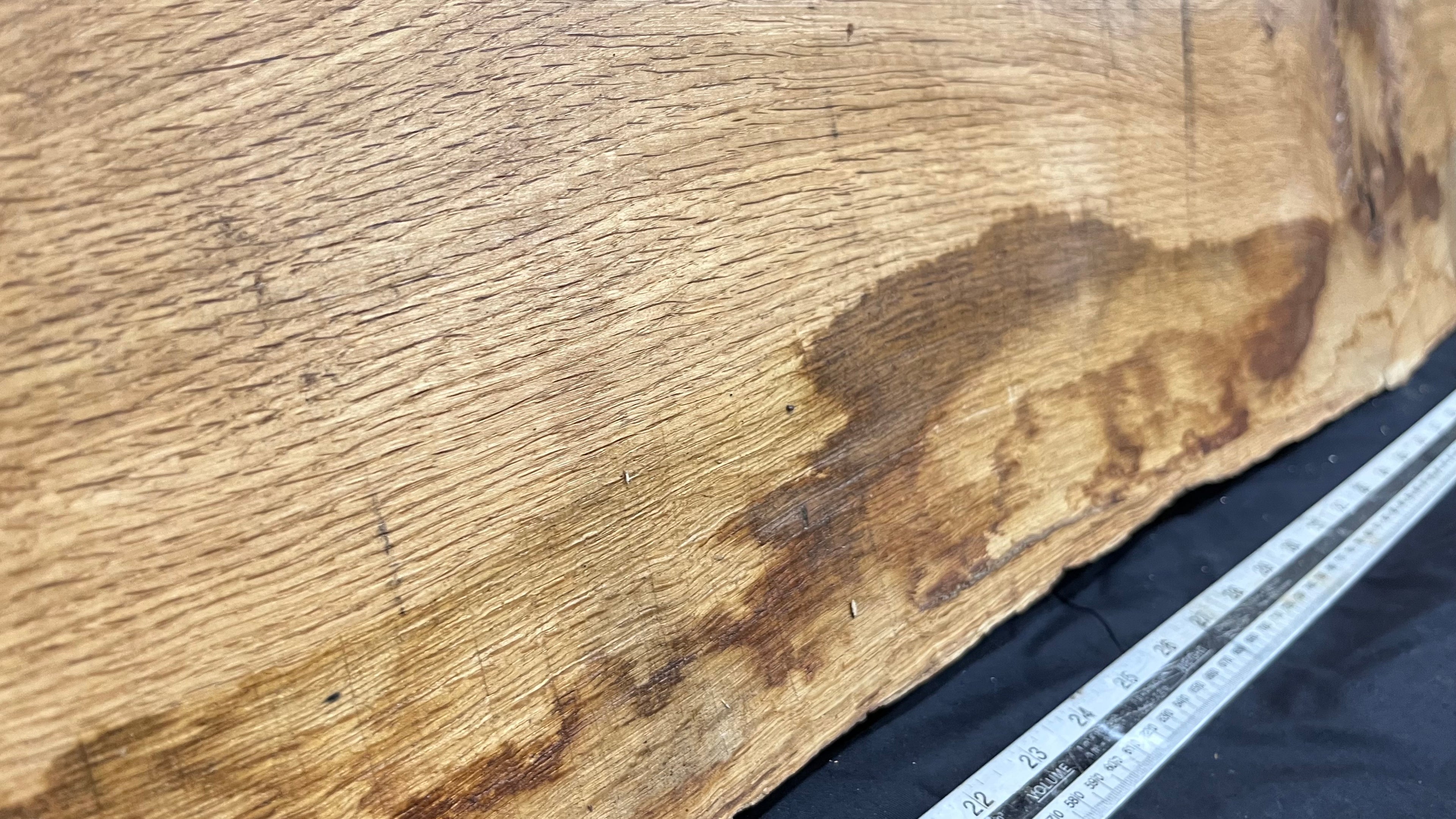 Oak plank, floating shelf, board 1340 L x 378 W x 45 D mm (299)