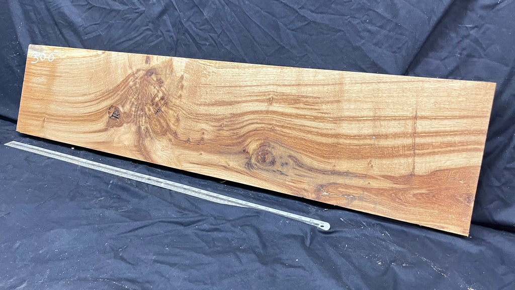 Oak plank, floating shelf, board 1292 L x 279 W x 47 D mm (300)