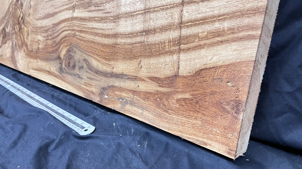 Oak plank, floating shelf, board 1292 L x 279 W x 47 D mm (300)