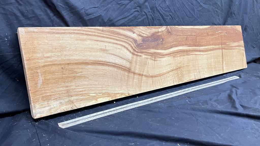Oak plank, floating shelf, board 1292 L x 279 W x 47 D mm (300)