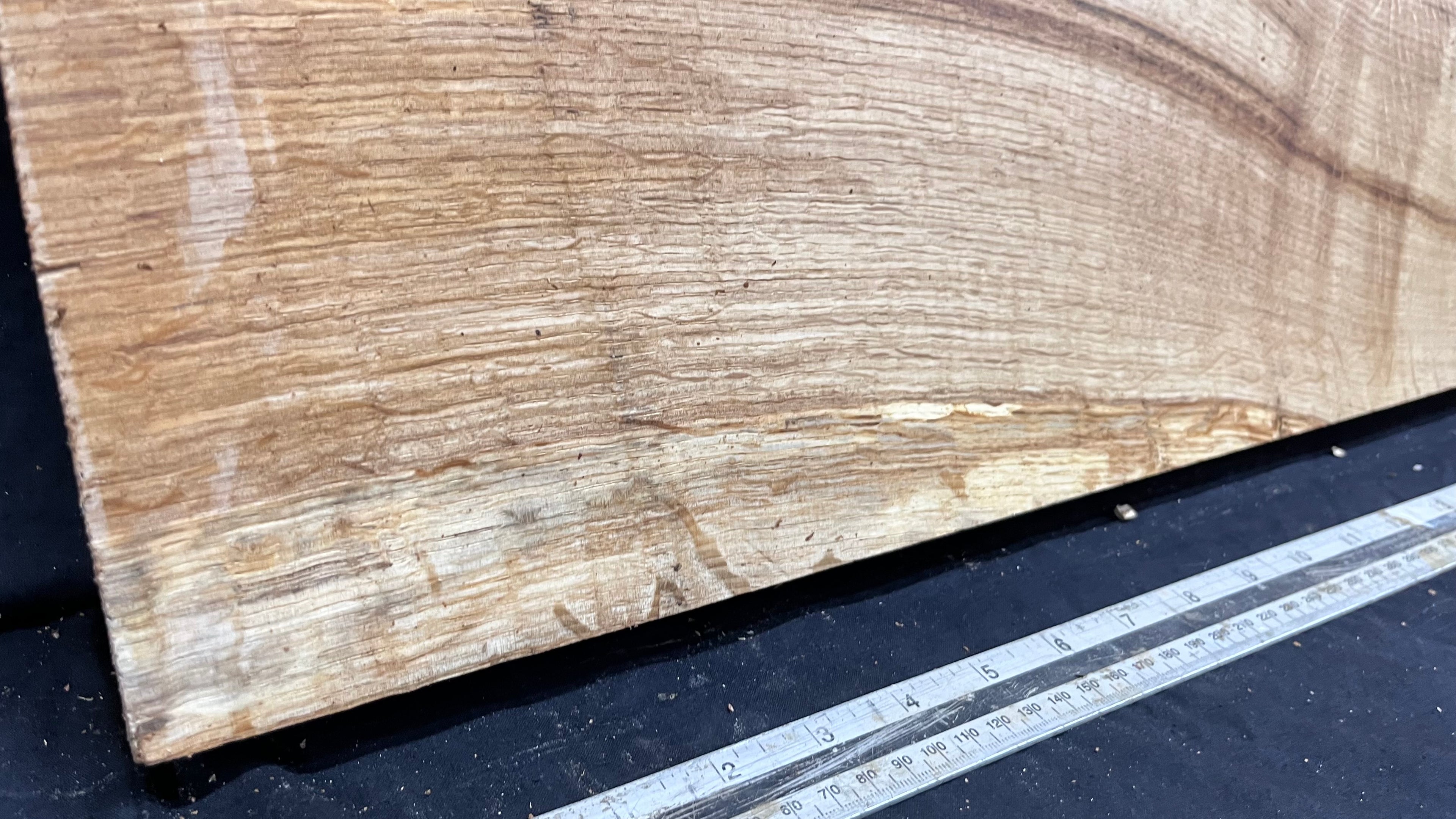 Oak plank, floating shelf, board 1292 L x 279 W x 47 D mm (300)