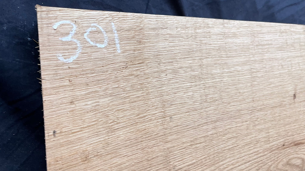 Oak plank, floating shelf, board 1257 L x 280 W x 48 D mm (301)