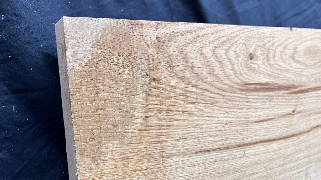 Oak plank, floating shelf, board 1257 L x 280 W x 48 D mm (301)