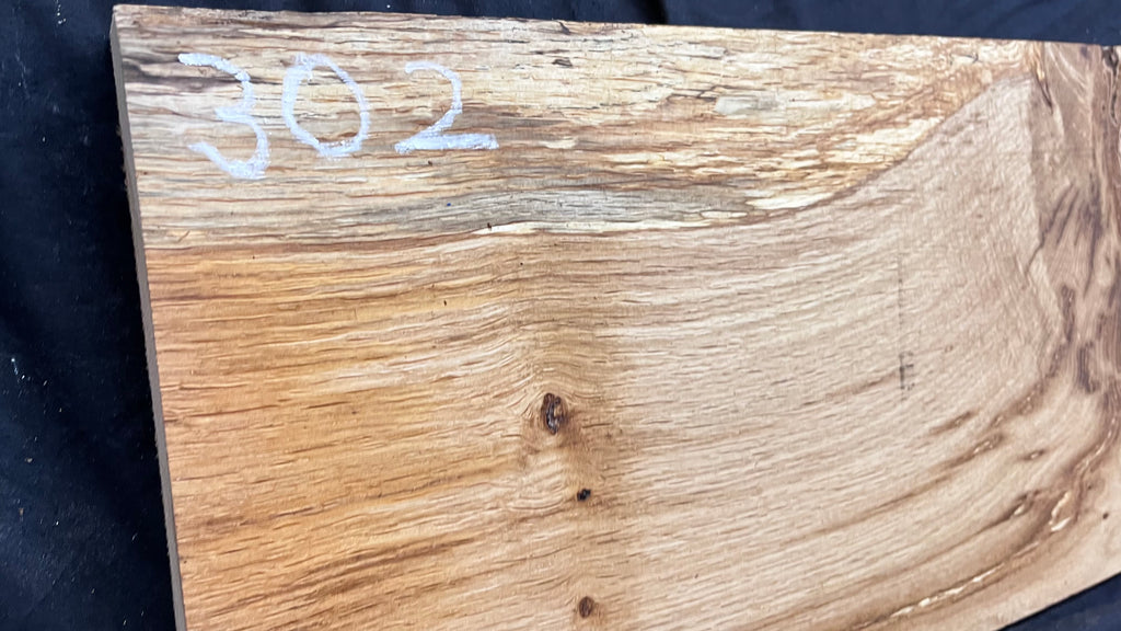 Oak plank, floating shelf, board 1288 L x 279 W x 47 D mm (302)