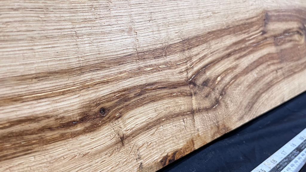 Oak plank, floating shelf, board 1245 L x 279 W x 47 D mm (303)