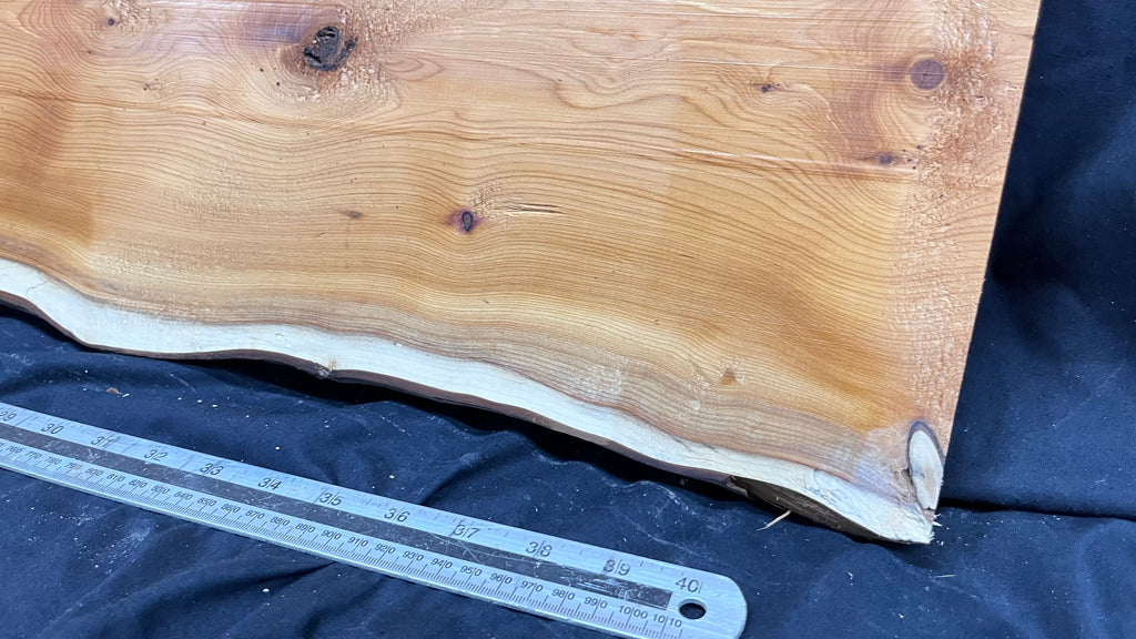 Hardwood yew, slab, board 1120 L x 290 W x 20 D mm    (308)
