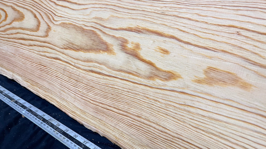 Reclained pitch pine plank, shelf, board 1263 L x 280 W x 25 D mm  (310)