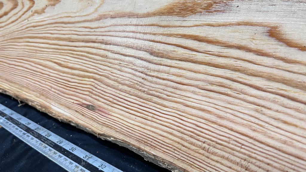 Reclained pitch pine plank, shelf, board 1264 L x 284 W x 25 D mm  (311)