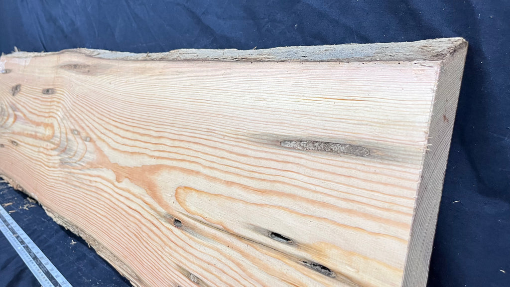 Reclained pitch pine plank, shelf, board 1248 L x 354 W x 44 D mm  (315)