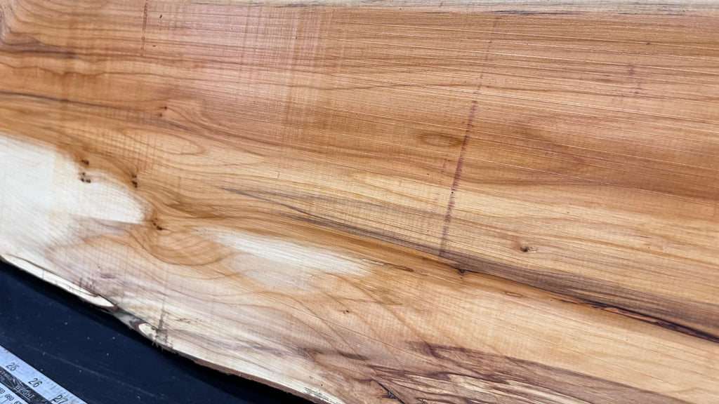 Hardwood yew, slab, board 1247 L x 290 W x 32 D mm    (322)