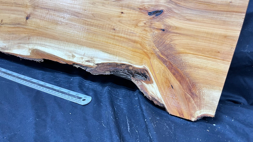 Hardwood yew, slab, board 1247 L x 290 W x 32 D mm    (322)