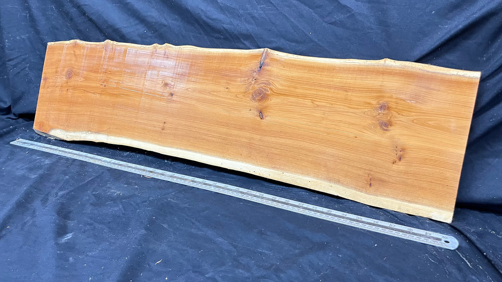 Hardwood yew, slab, board 1002 L x 251 W x 16 D mm    (325)