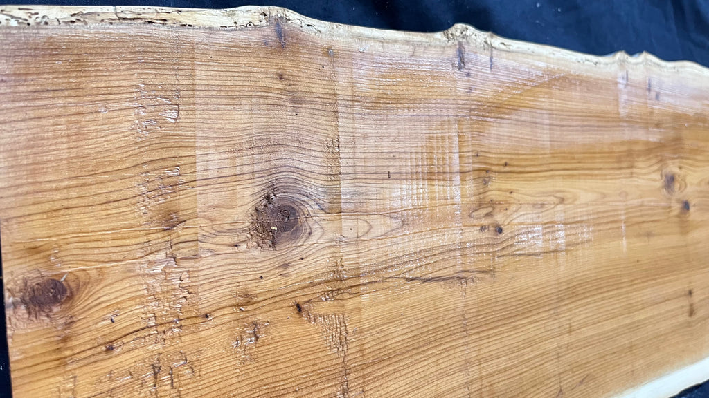 Hardwood yew, slab, board 1002 L x 251 W x 16 D mm    (325)