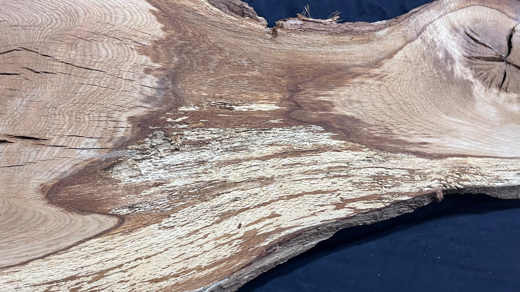 Oak resin project coffee table top 1578 L x 506 W x 22 D mm      (488mf)