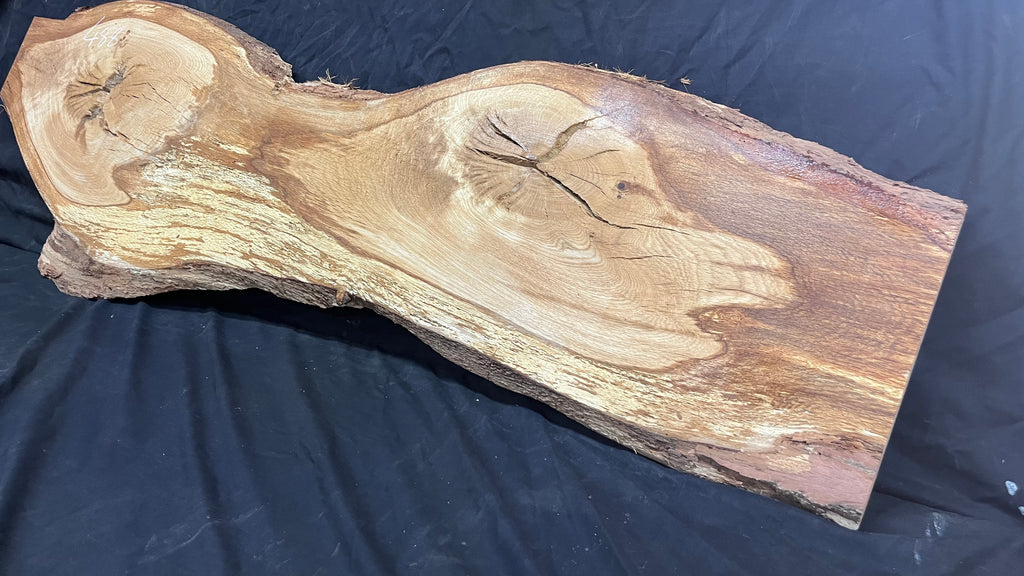 Oak resin project coffee table top 1578 L x 506 W x 22 D mm      (488mf)