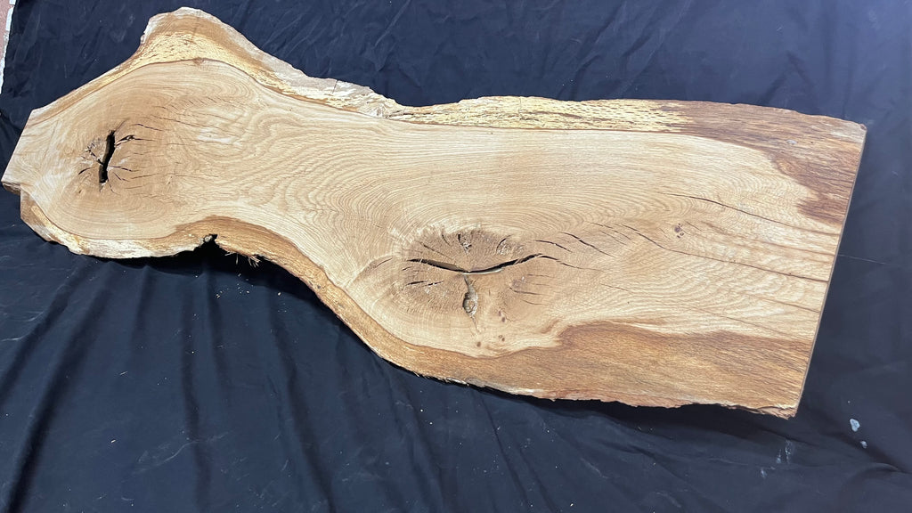 Oak resin project coffee table top 1578 L x 506 W x 22 D mm      (488mf)