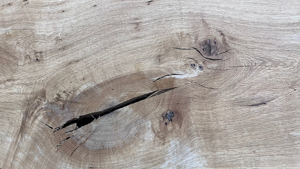 Oak resin project coffee table top 1770 L x 480 W x 31 D mm      (489mf)