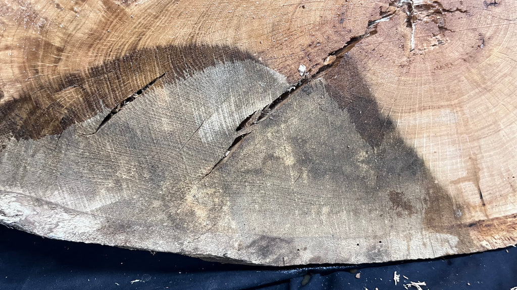 Oak resin project coffee table top 1514 L x 421 W x 30 D mm      (490mf)
