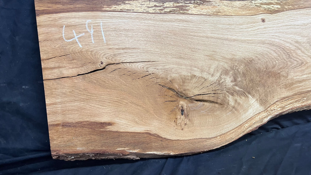 Oak resin project coffee table top 1570 L x 560 W x 21 D mm      (491mf)