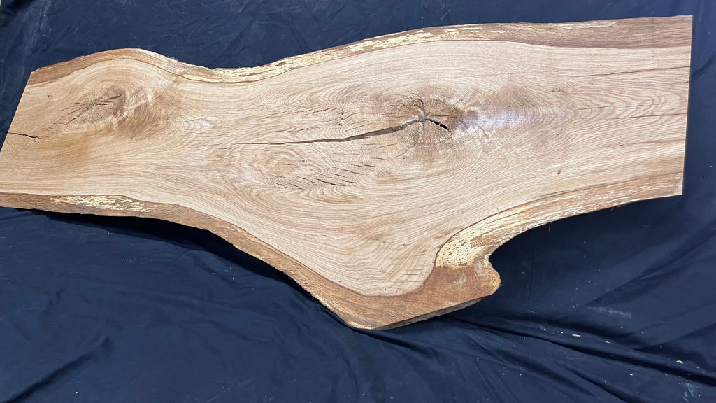 Oak resin project coffee table top 1570 L x 560 W x 21 D mm      (491mf)
