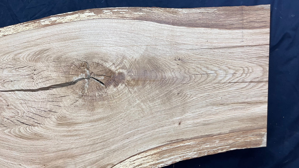 Oak resin project coffee table top 1570 L x 560 W x 21 D mm      (491mf)