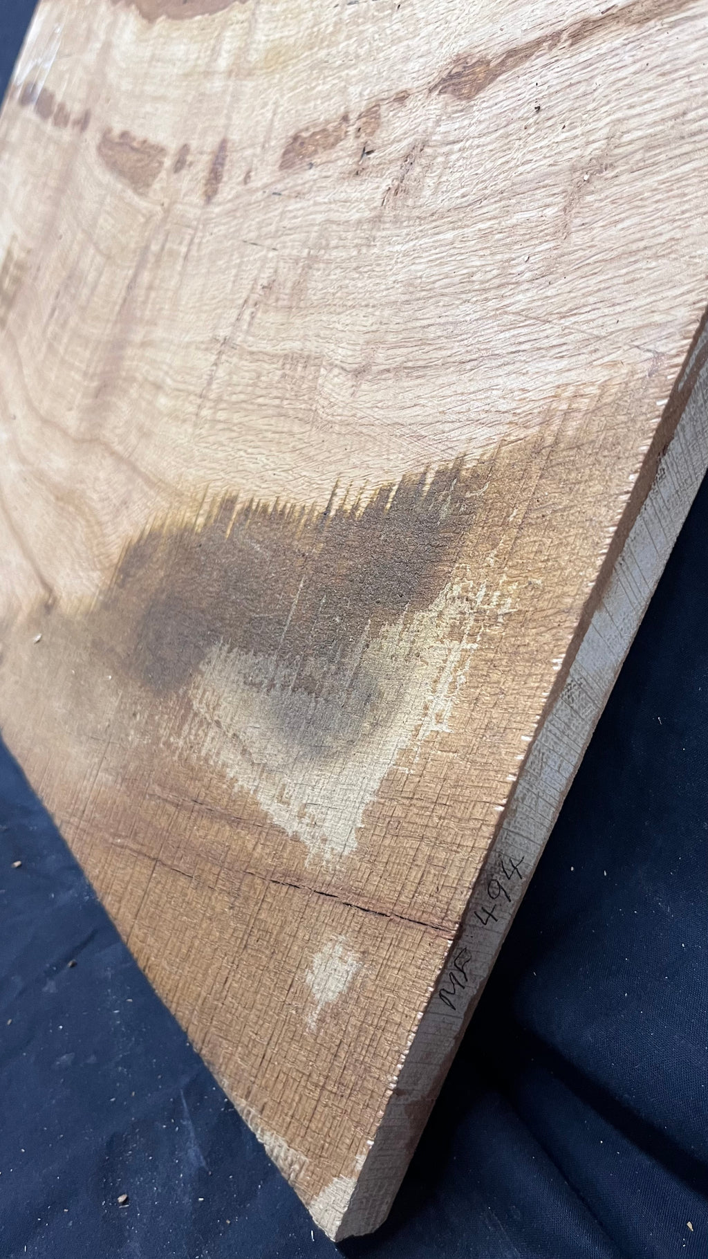 Oak coffee table top 761 L x 483 W x 21 D mm      (494mf)