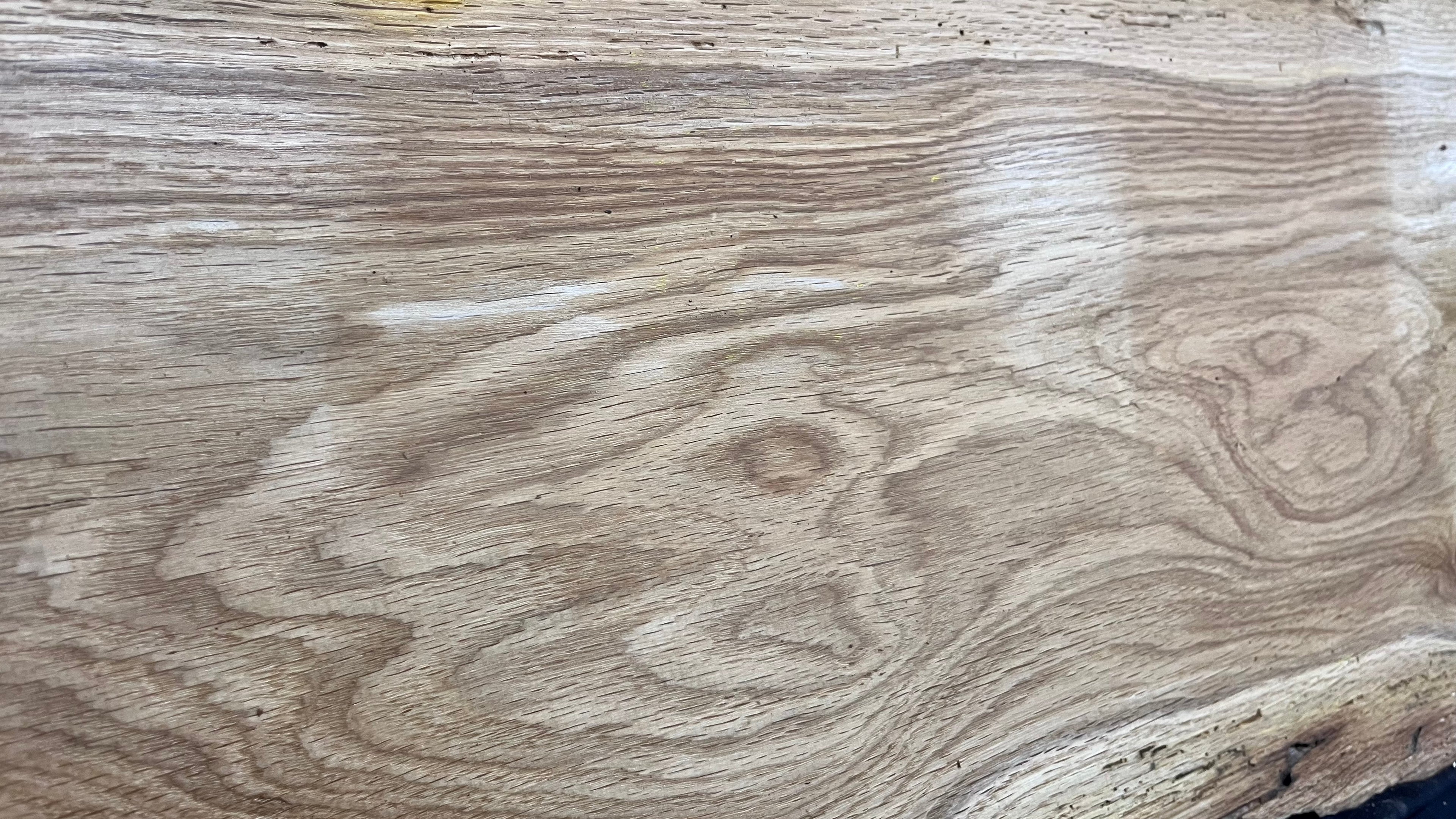 Rustic oak window sill, shelf,  896 L x 396 W x 14 D mm      (495mf)