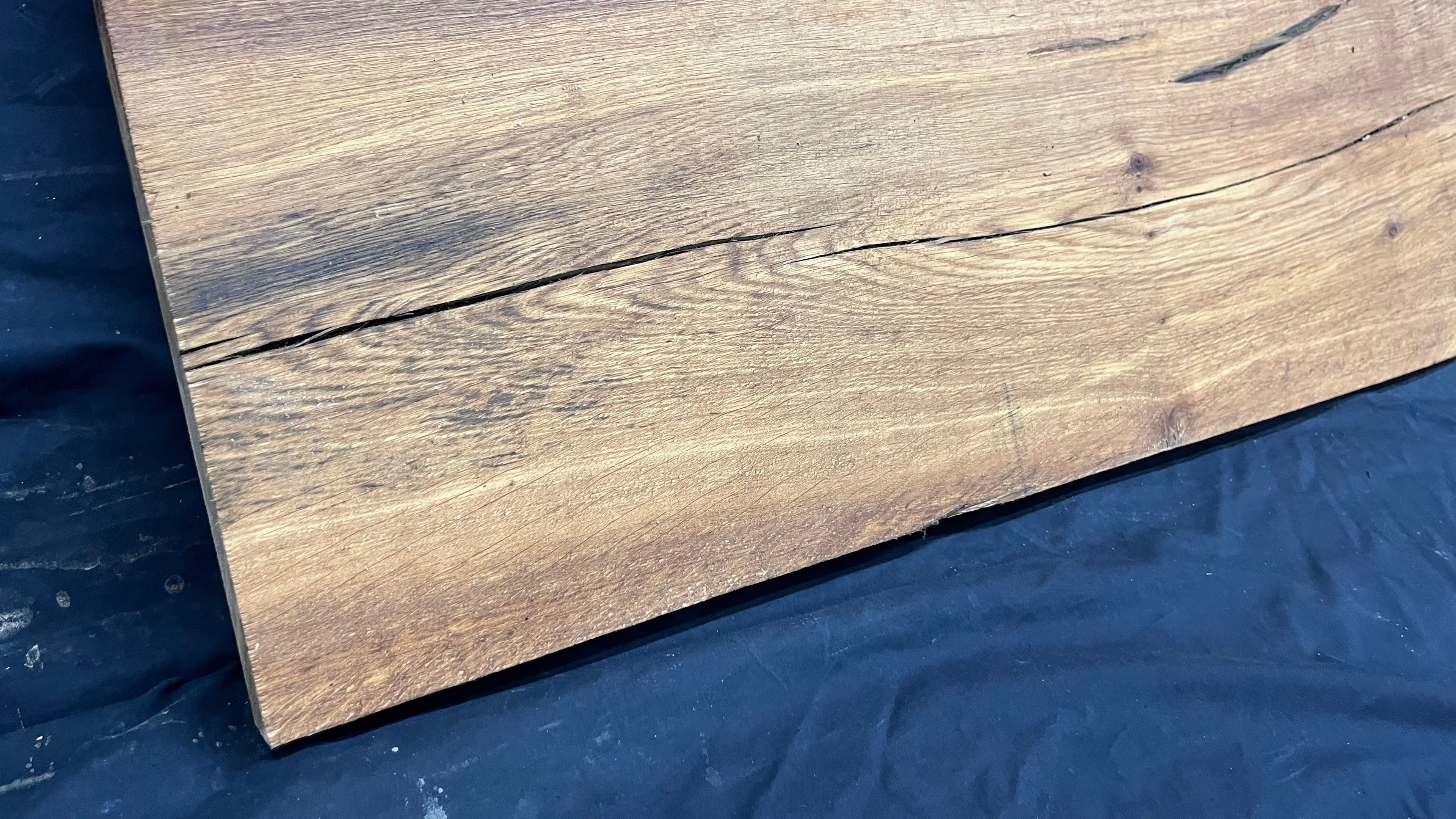 Rustic brown oak window sill, shelf,  938 L x 398 W x 43 D mm      (499)