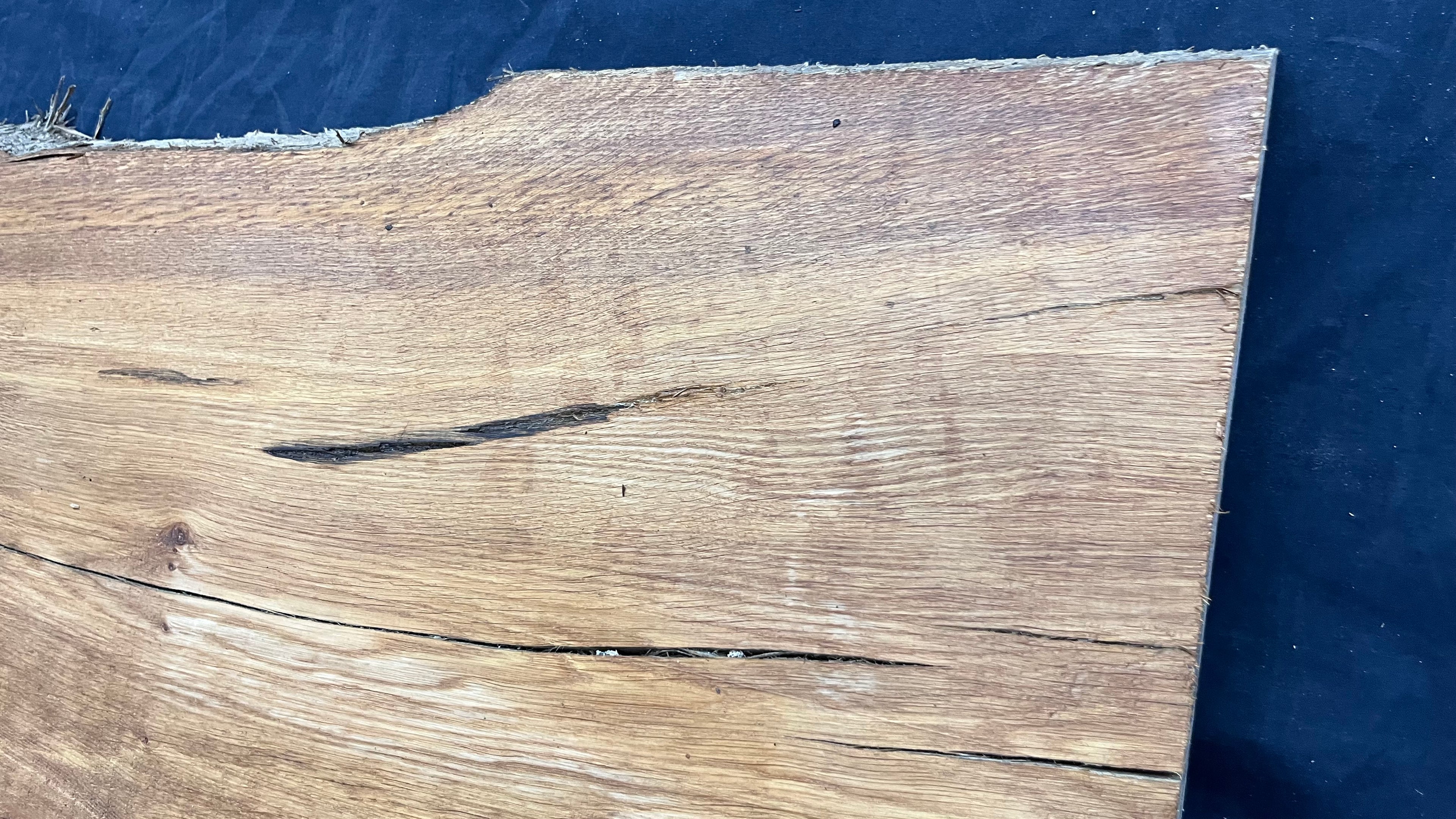 Rustic brown oak window sill, shelf,  938 L x 398 W x 43 D mm      (499)