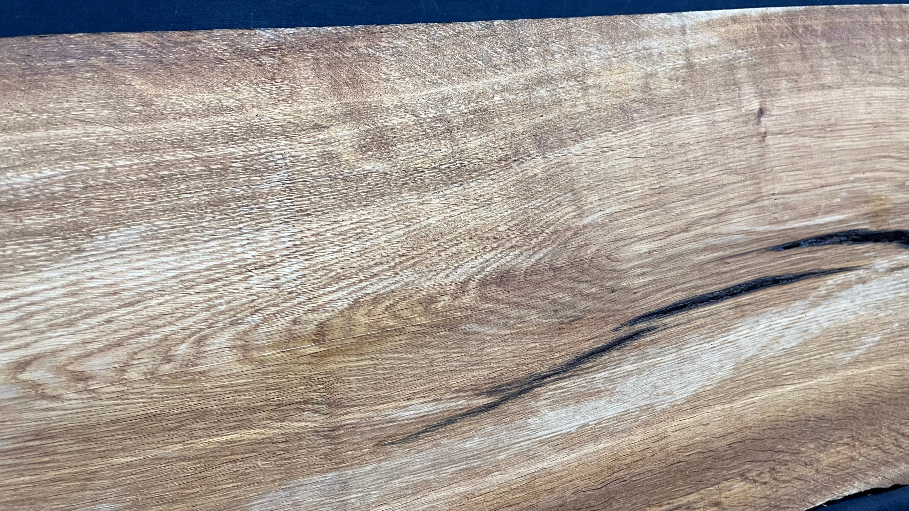 Rustic brown oak window sill, shelf,  938 L x 398 W x 43 D mm      (499)