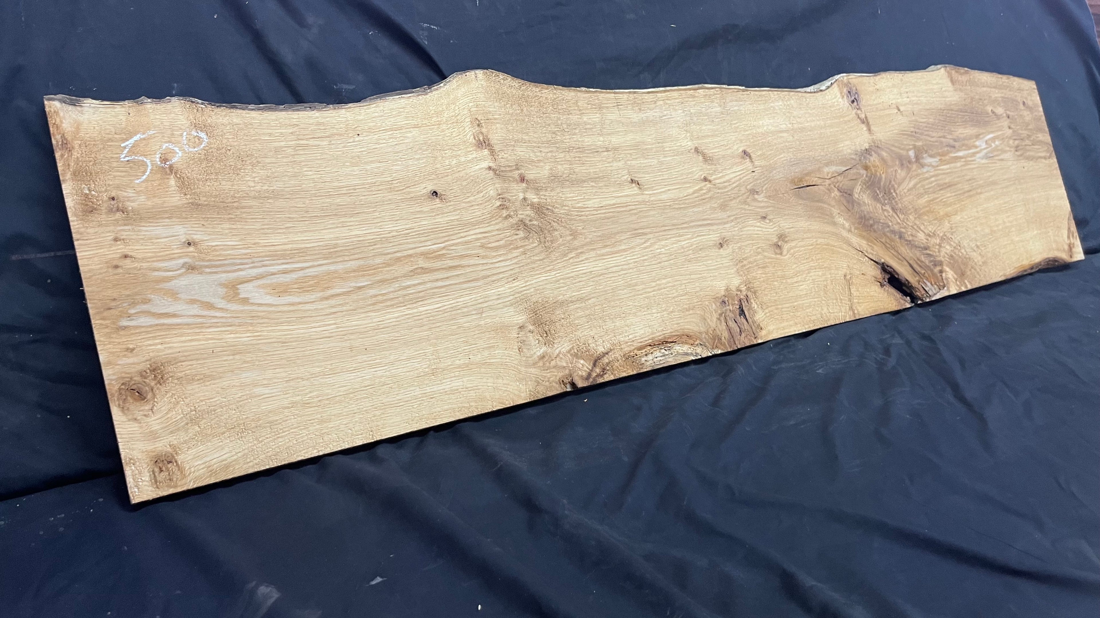 Oak window sill, shelf,  1523 L x 393 W x 21 D mm      (mt500)