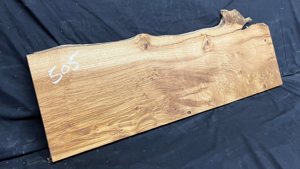 Oak window cill, craft wood shelf, 948 L x 350 W x 20 D mm      (505)