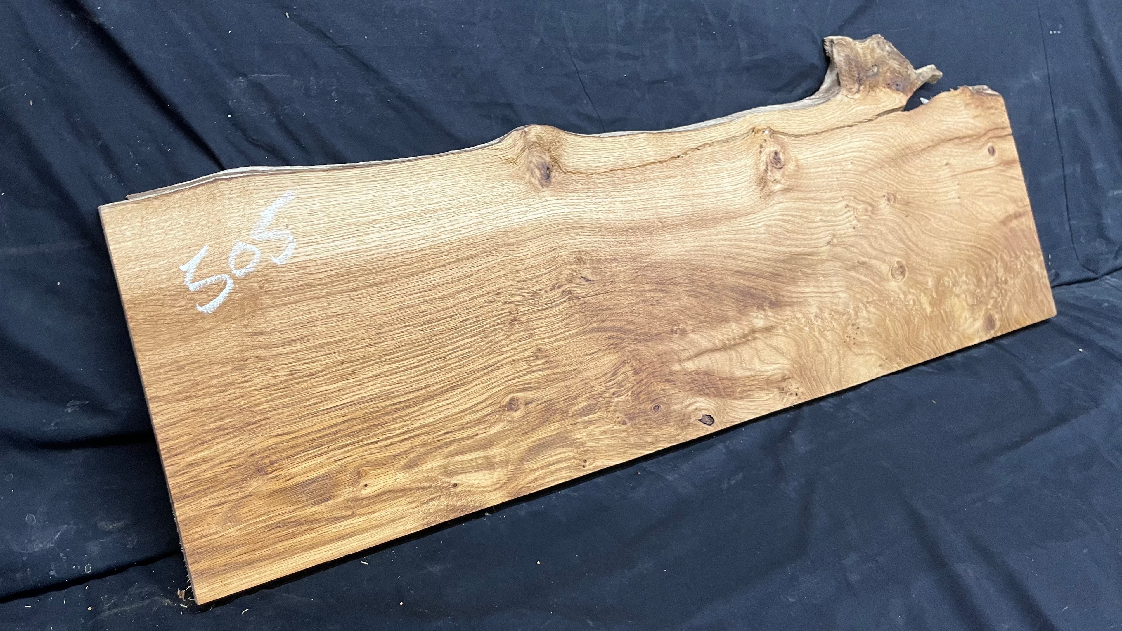 Oak window cill, craft wood shelf, 948 L x 350 W x 20 D mm      (505)