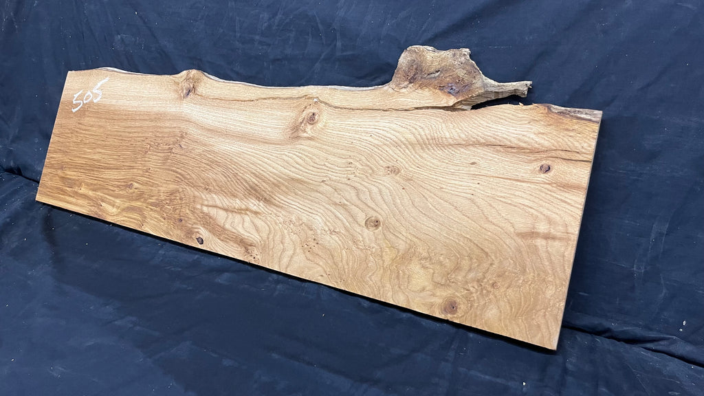 Oak window cill, craft wood shelf, 948 L x 350 W x 20 D mm      (505)