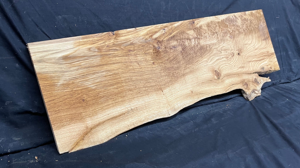 Oak window cill, craft wood shelf, 948 L x 350 W x 20 D mm      (505)
