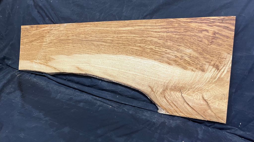 Oak window cill, craft wood shelf, 1075 L x 356 W x 19 D mm      (mt506)