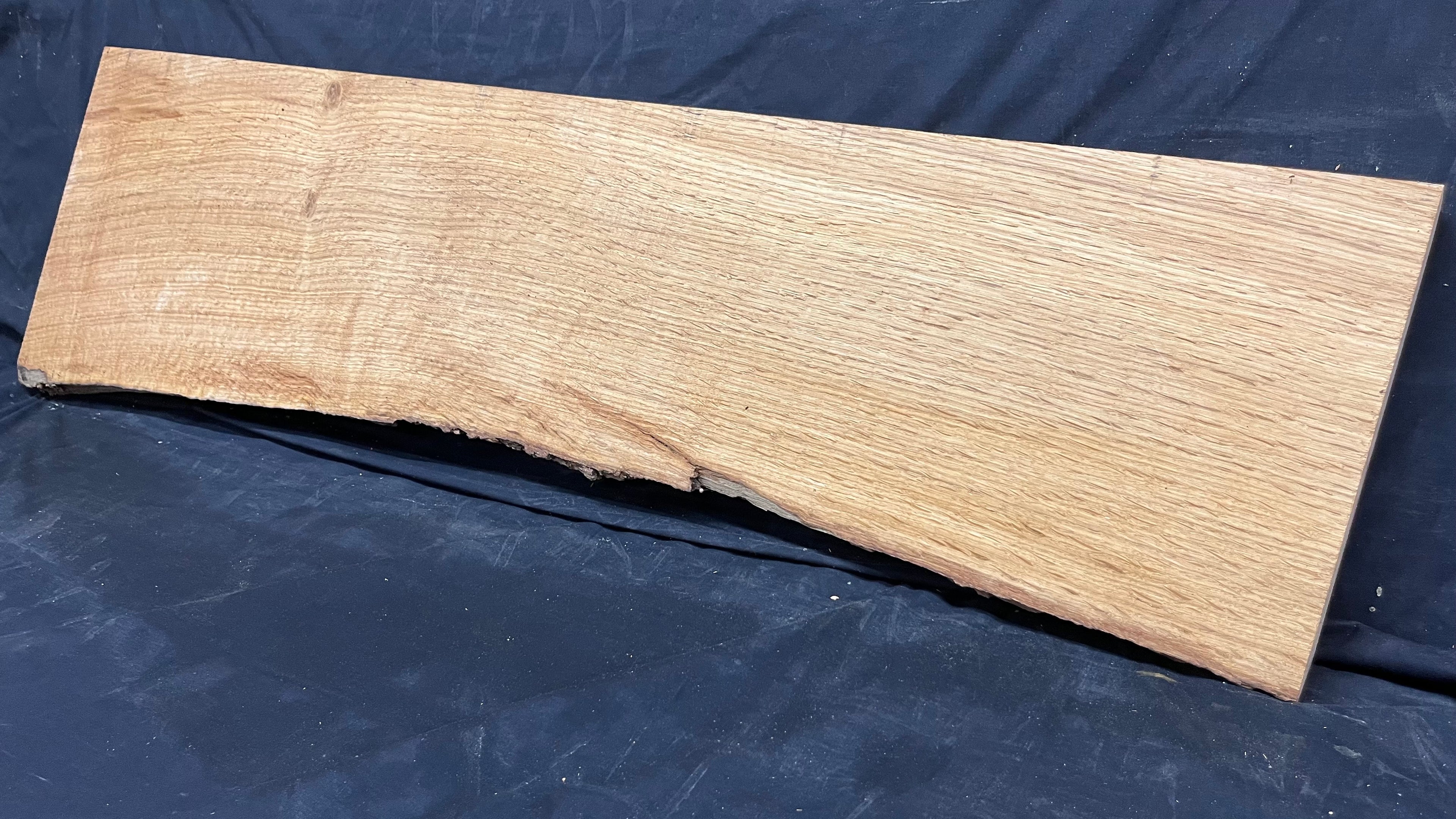 Oak window cill, craft wood shelf, 1104 L x 334 W x 33 D mm      (mt508)