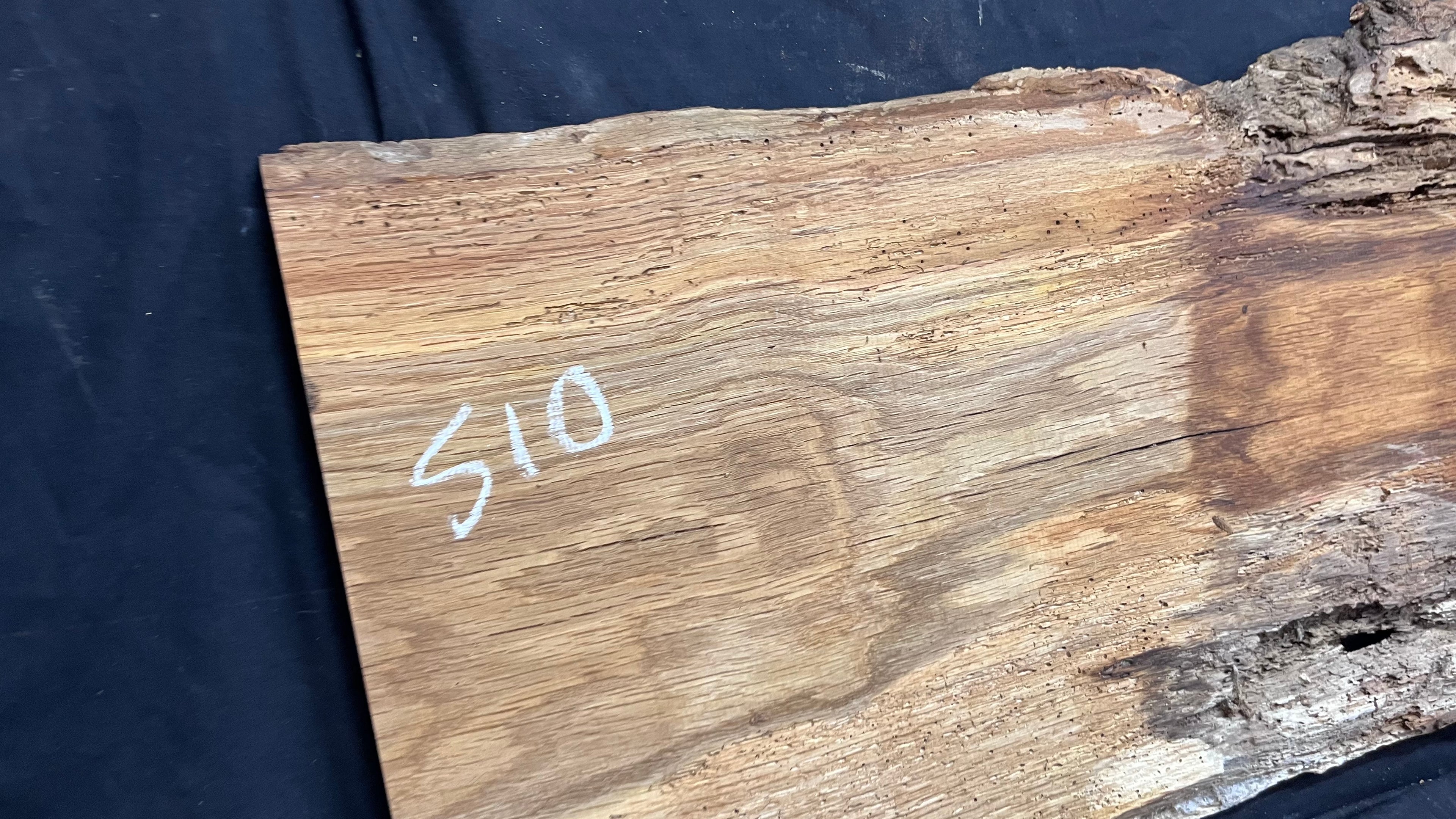 Oak window cill, craft wood shelf, 1315  L x 528 W x 22 D mm      (mt510)