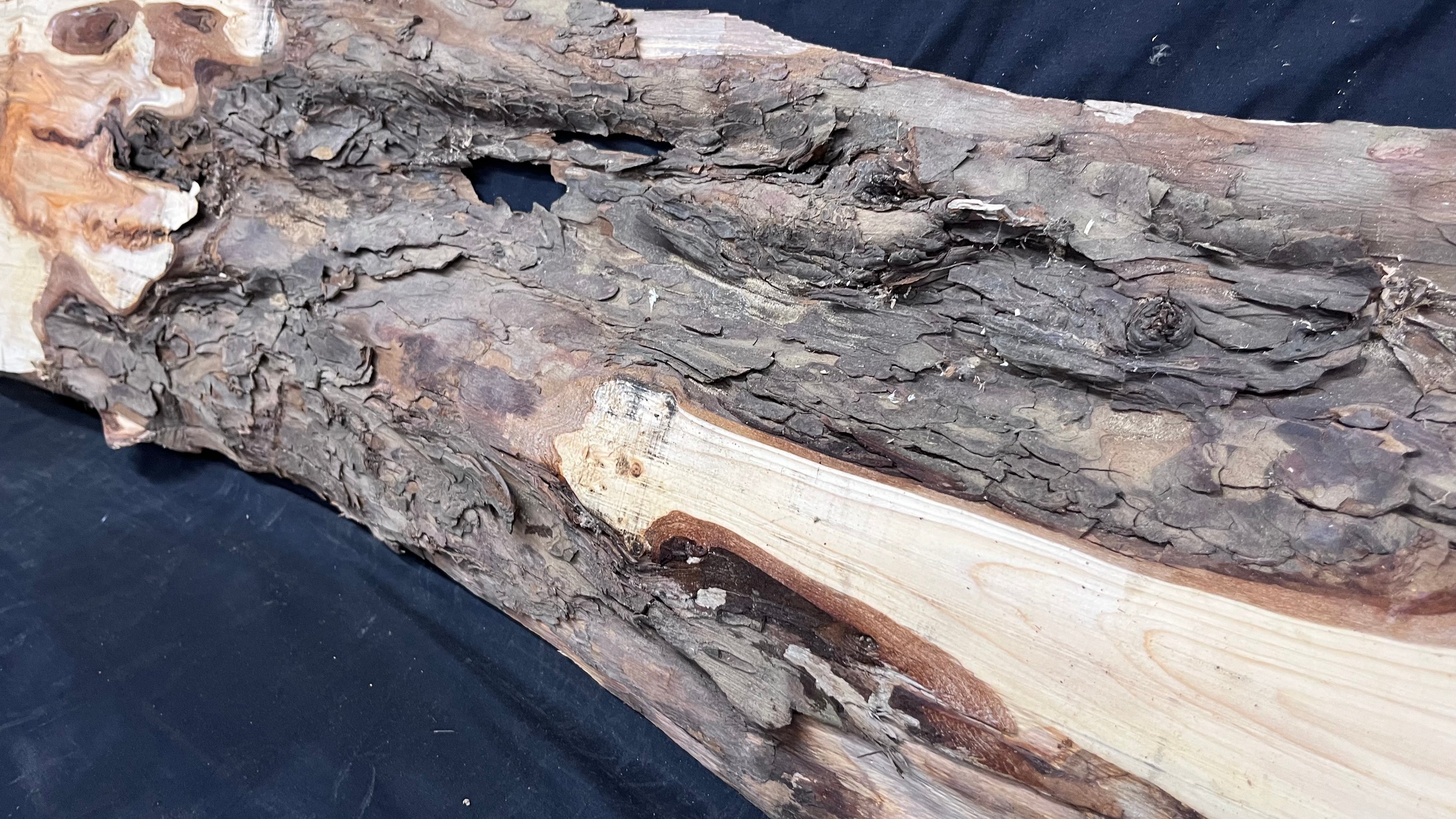 Yew, resin project, slab, board, block 1215 L x 335 W x 40 D mm    (513)