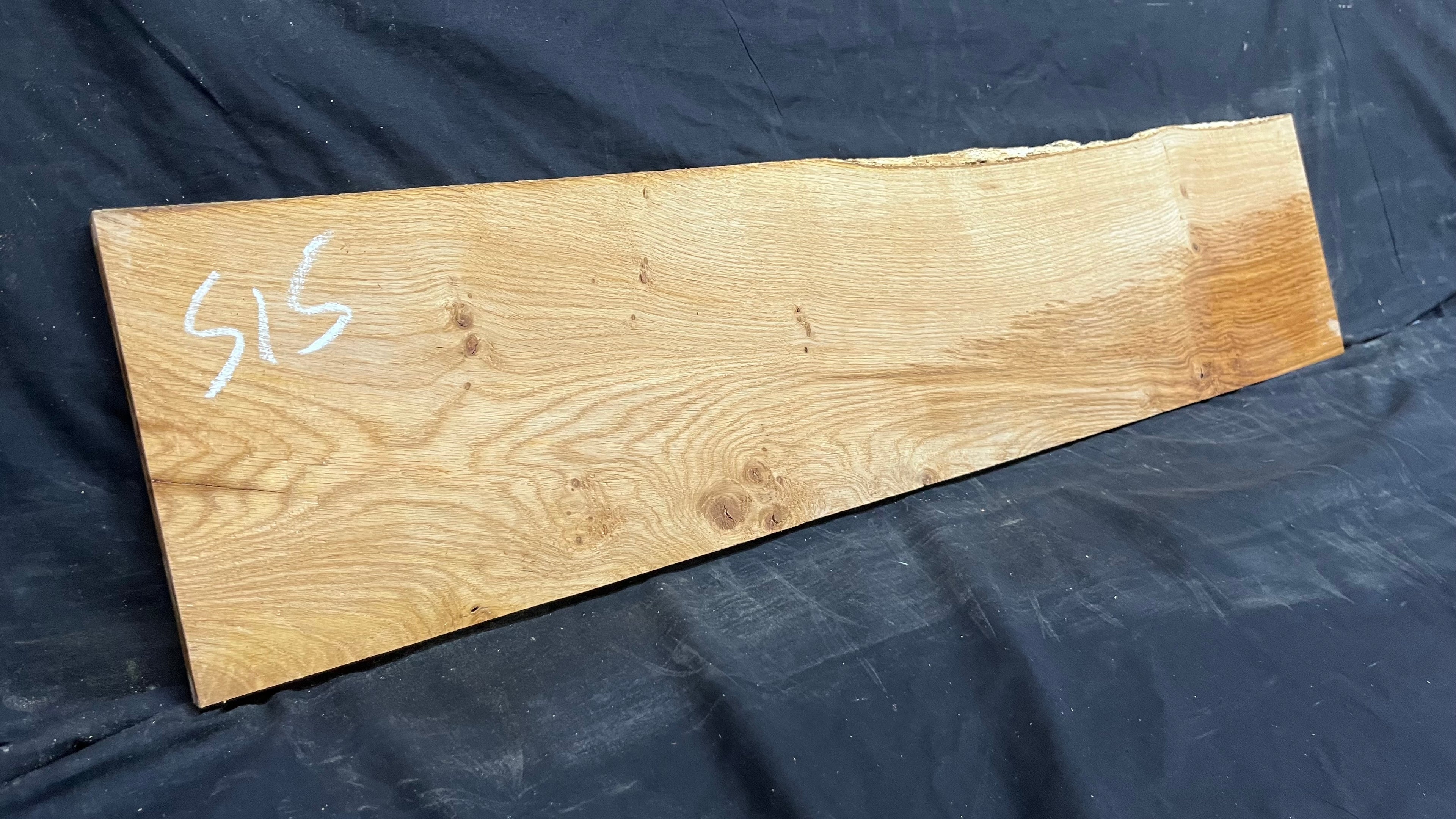 Oak window cill, craft wood shelf, 1098 L x 213 W x 20 D mm     (mt514)
