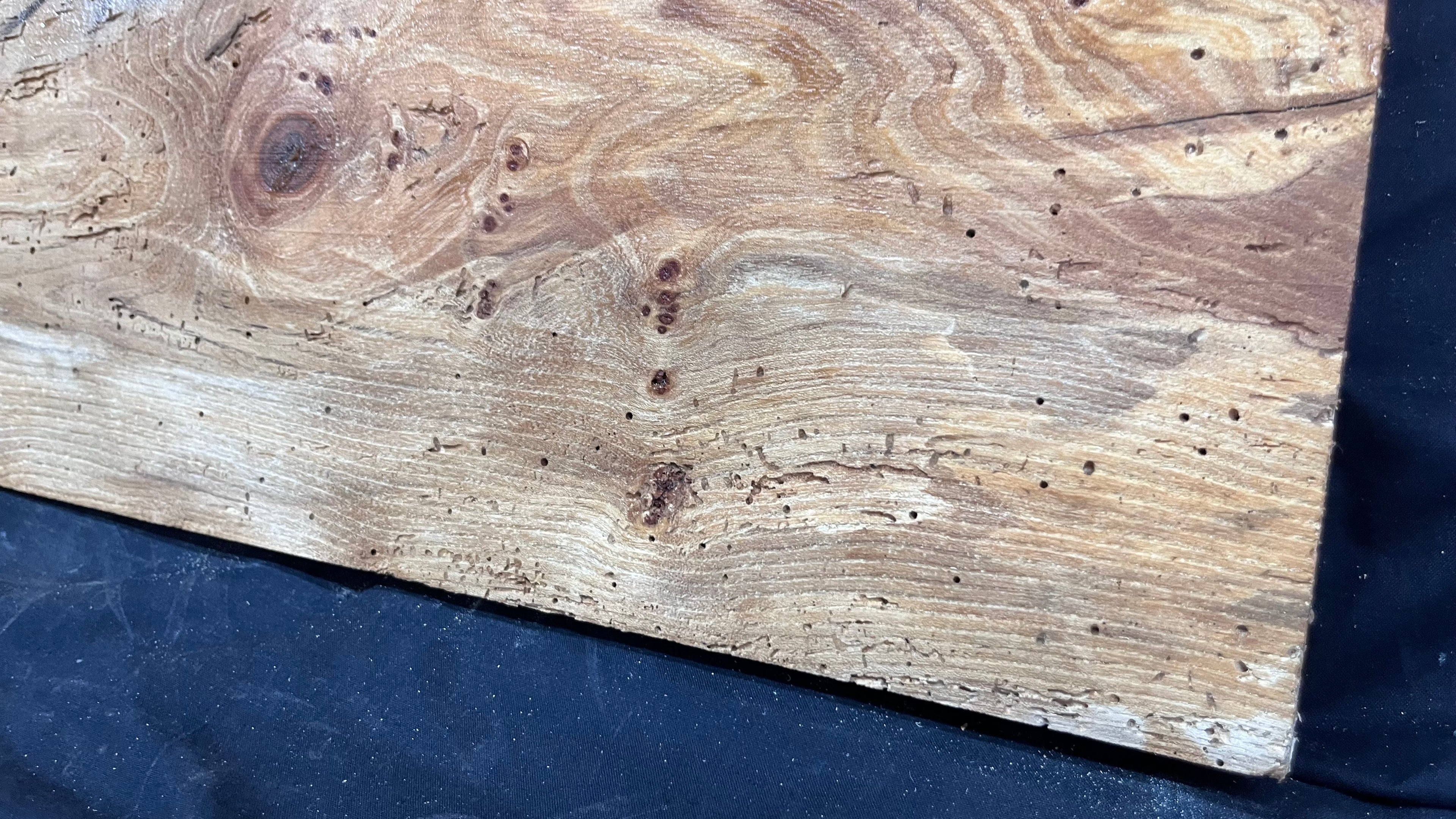 Elm reclaimed, plank, 1633 L x 238 W x 39 D mm    (mt516)